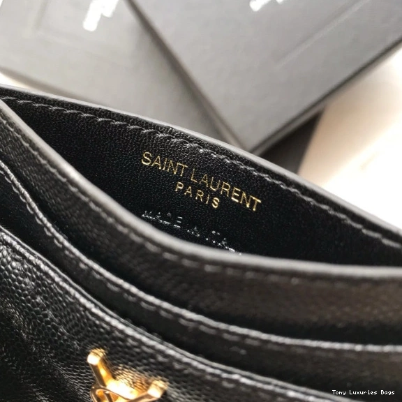 Tony Luxuries CARD YSL MATELASSÉ CASE CASSANDRE 0729